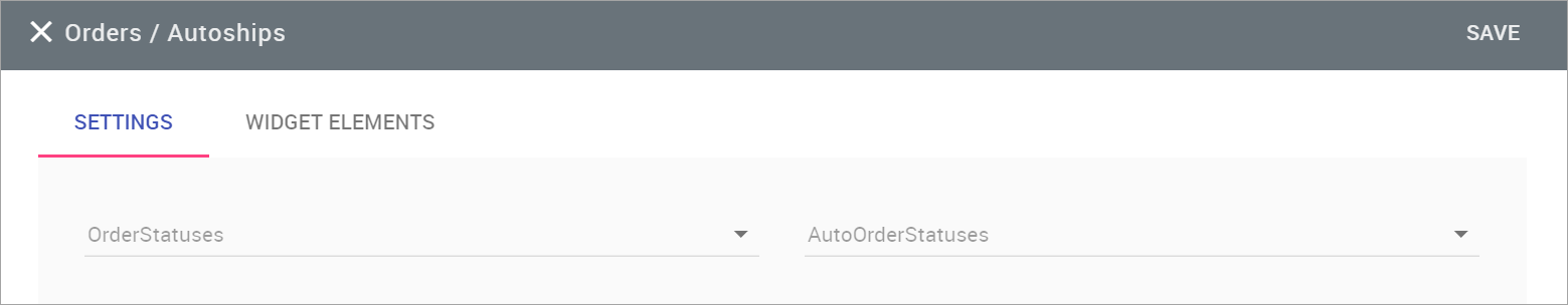 Orders/Autoships pop-up window